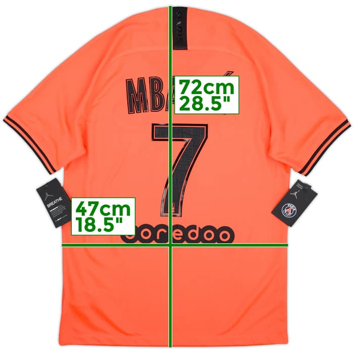 2019-20 Paris Saint-Germain Away Shirt Mbappe #7 (M)