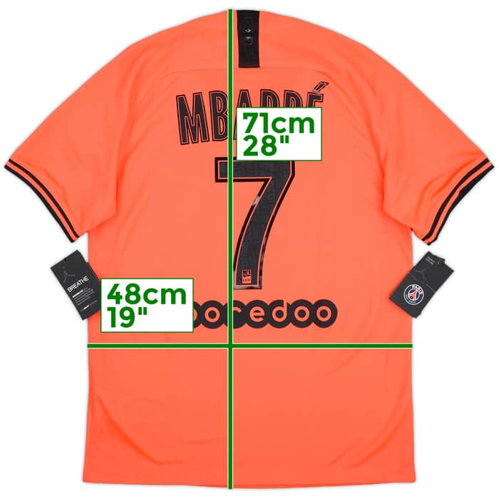 2019-20 Paris Saint-Germain Away Shirt Mbappe #7 (M)
