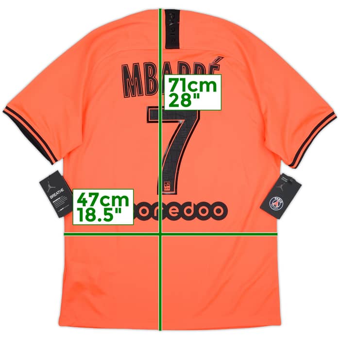 2019-20 Paris Saint-Germain Away Shirt Mbappe #7 (M)