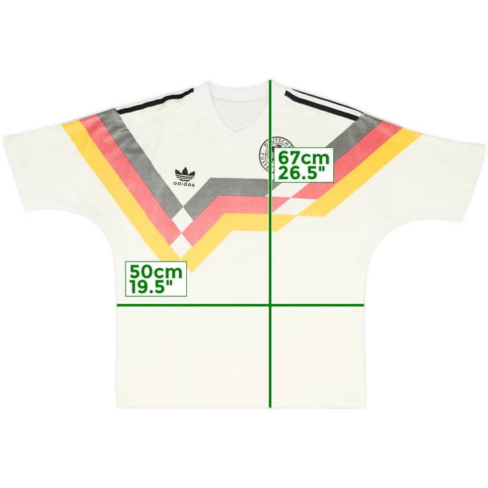 1988-90 West Germany Home Shirt - 6/10 - (M)