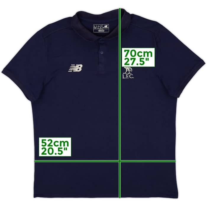 2017-18 Liverpool New Balance Polo Shirt - 9/10 - (L)
