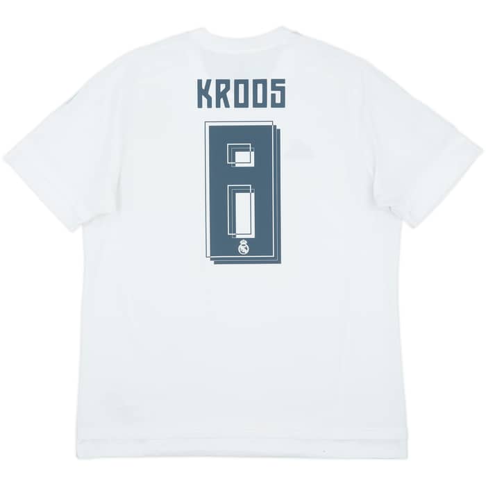 2015-16 Real Madrid Home Shirt Kroos #8 - 6/10 - (XL)