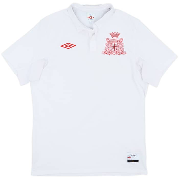 2010-11 England Ben Eine Special Edition Home Shirt - 7/10 - (M)