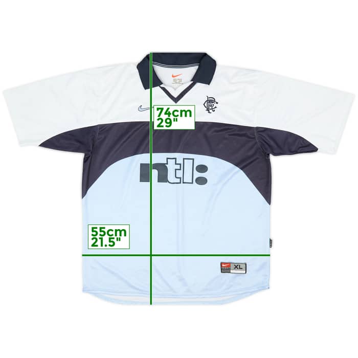 1999-00 Rangers Away Shirt - 8/10 - (XL)