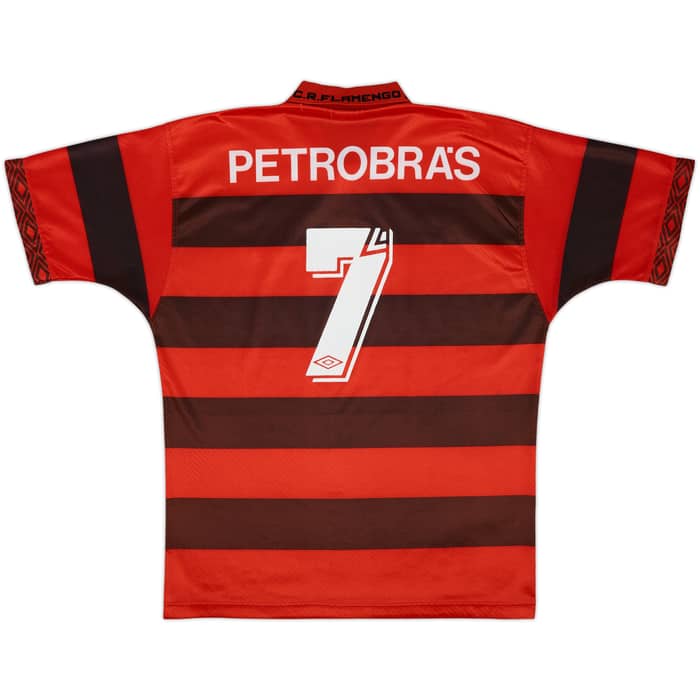 1993-94 Flamengo Home Shirt #7 - 7/10 - (L)