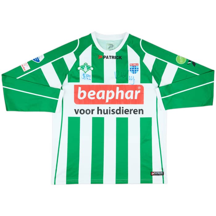2012-13 PEC Zwolle Squad Signed Away L/S Shirt - 6/10 - (L)