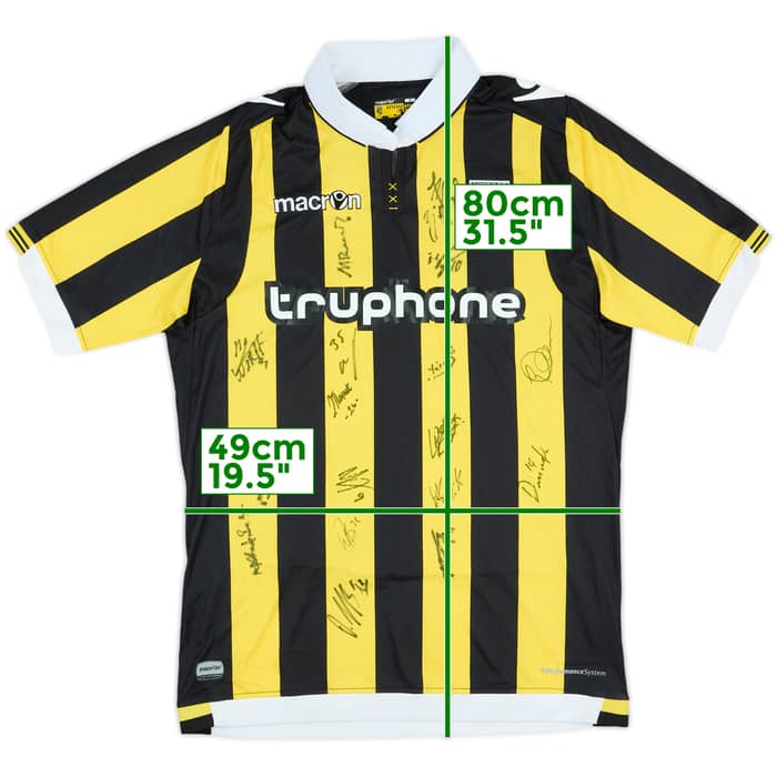 2015-16 Vitesse Squad Signed Home Shirt - 7/10 - (M)