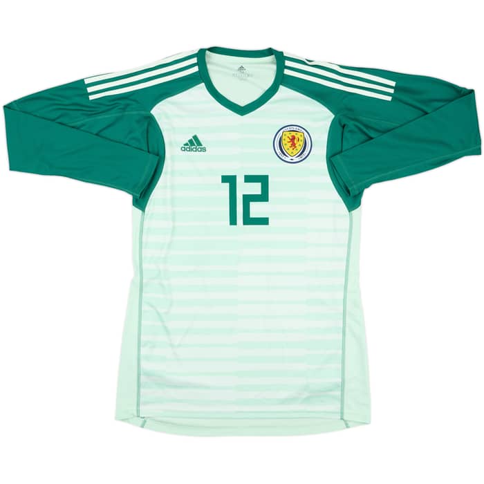 2018-20 Scotland GK Shirt #12 - 8/10 - (M)