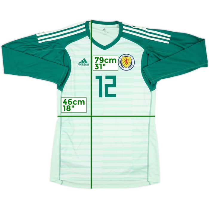 2018-20 Scotland GK Shirt #12 - 8/10 - (M)