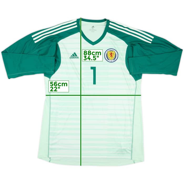 2018-20 Scotland GK Shirt #1 - 10/10 - (XL)