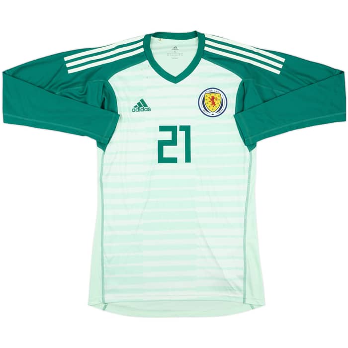 2018-20 Scotland GK Shirt #27 - 6/10 - (S)