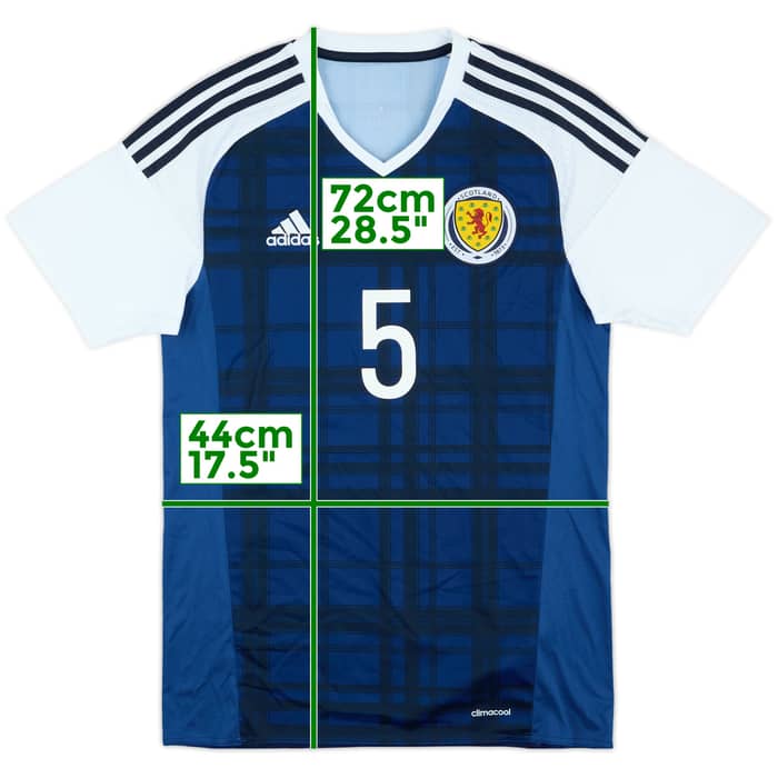 2015-17 Scotland Match Issue Home Shirt #5