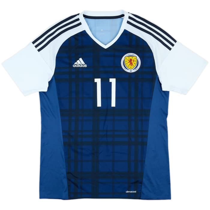 2015-17 Scotland Match Issue Home Shirt #11