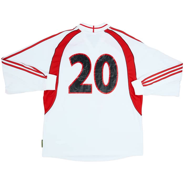 2000-02 AC Milan Player Issue Away L/S Shirt - 5/10 - (XL)