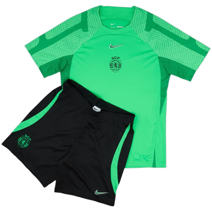 2022-23 Sporting CP Nike Training Shirt & Shorts - 9/10 - (M)
