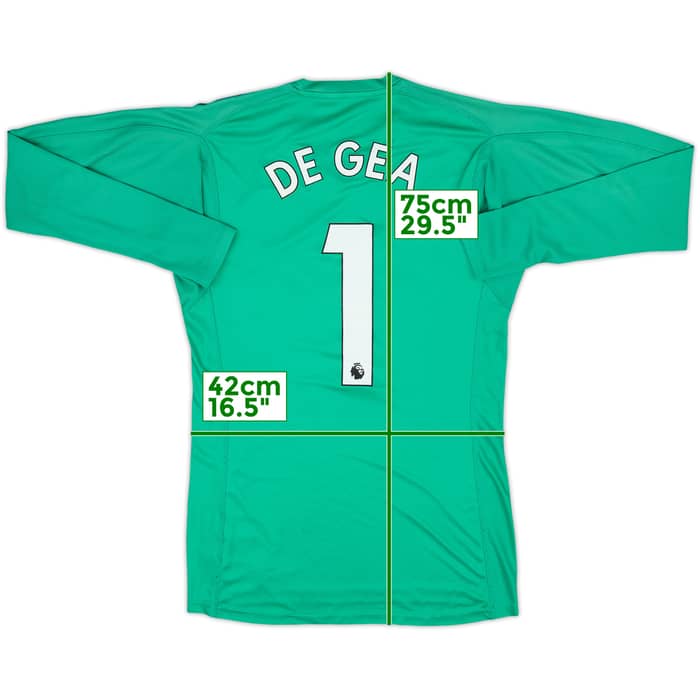 2018-19 Manchester United Home GK Shirt & Shorts DeGea #1 - 6/10 - (S)