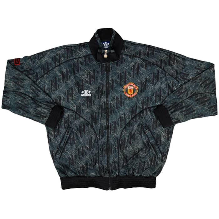 1992-93 Manchester United Umbro Tracksuit - 9/10 - (XL)
