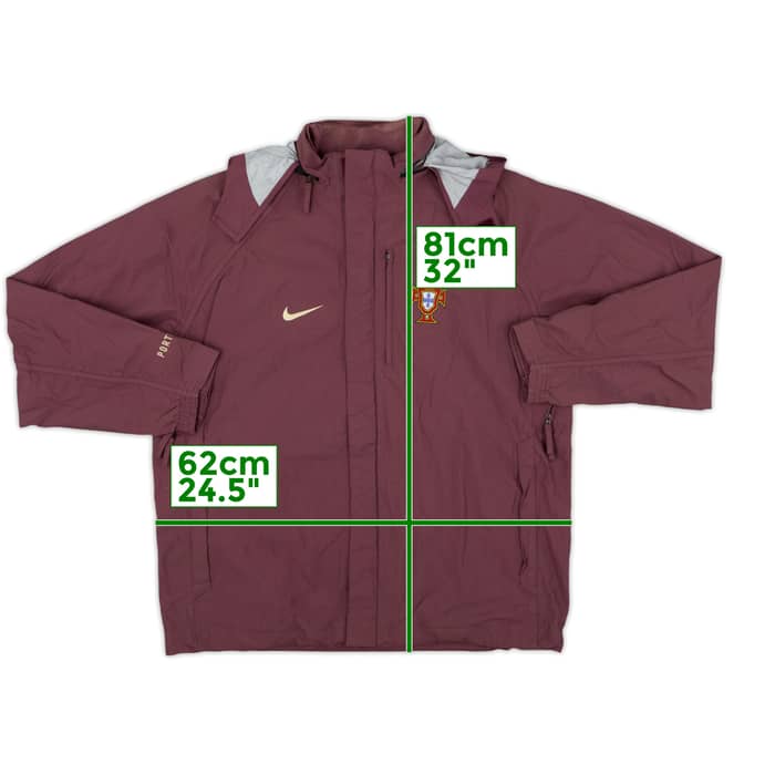 2004-05 Portugal Nike Hooded Rain Jacket - 8/10 - (L)
