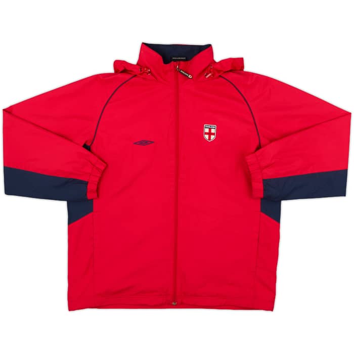 2004-06 England Nike Hooded Rain Jacket - 8/10 - (L)