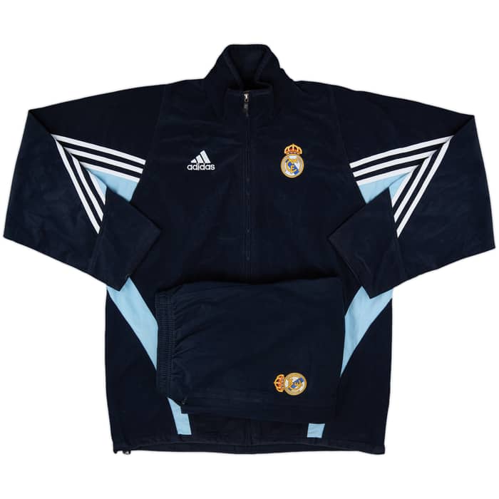 2003-04 Real Madrid adidas Tracksuit - 6/10 - (S)