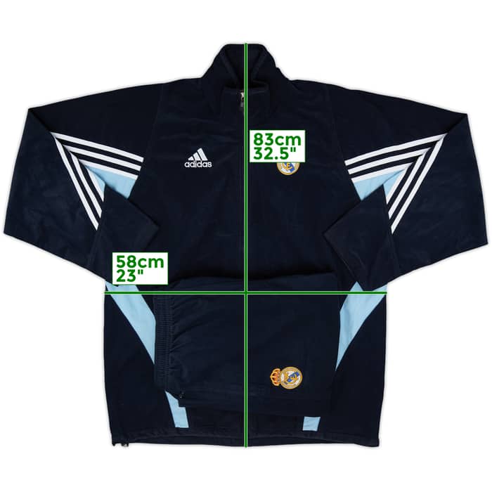 2003-04 Real Madrid adidas Tracksuit - 6/10 - (S)
