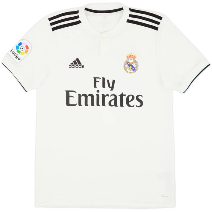 2018-19 Real Madrid Home Shirt Benzema #9 - 7/10 - (S)