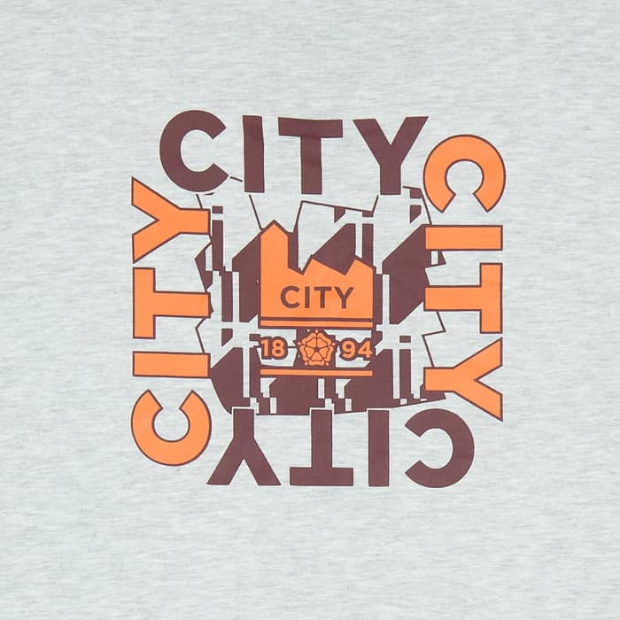 2023-24 Manchester City Puma Hooded Sweat Top (M)