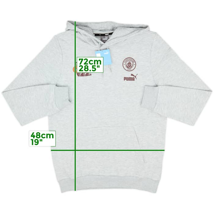 2023-24 Manchester City Puma Hooded Sweat Top (M)