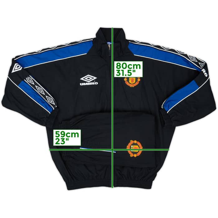 1998-00 Umbro Template Tracksuit (Manchester United) - 9/10 - (L)