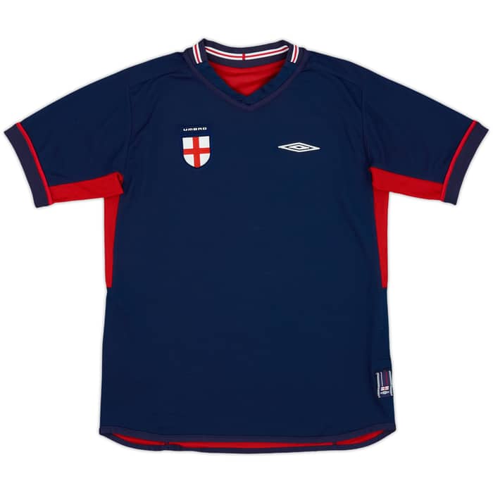 2002-04 England Away Shirt - 8/10 - (L.Boys)