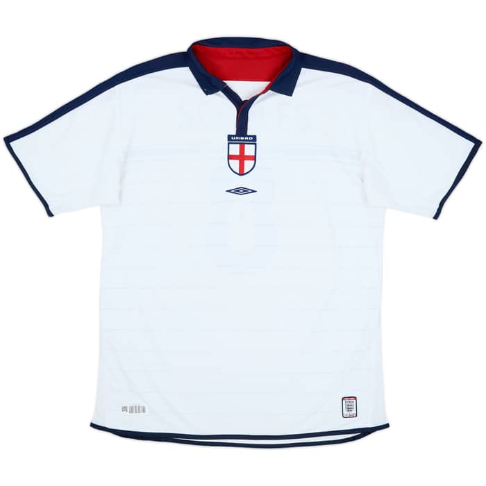 2003-05 England Home Shirt Scholes #8 - 9/10 - (XL)