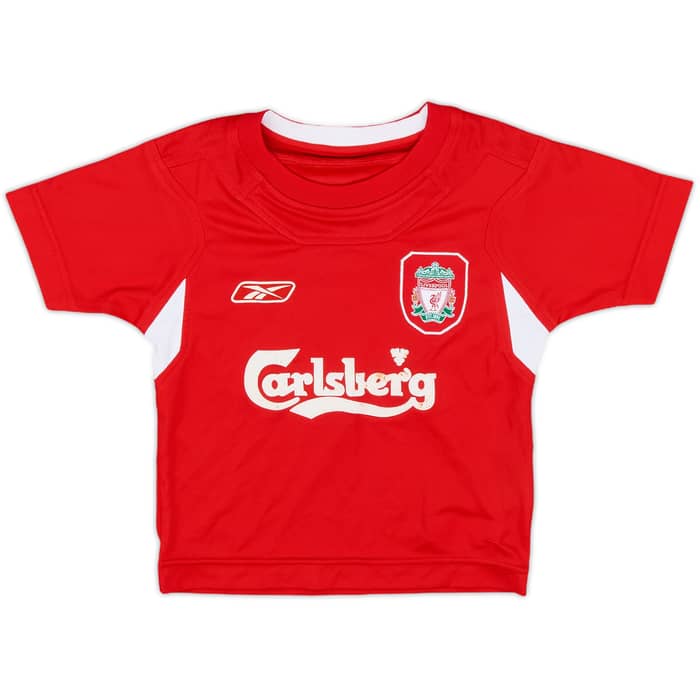 2004-06 Liverpool Home Shirt & Shorts - 5/10 - (18-24 Months)