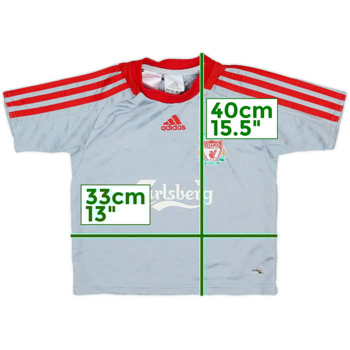 2008-09 Liverpool Away Shirt & Shorts - 8/10 - (3-4 Years)