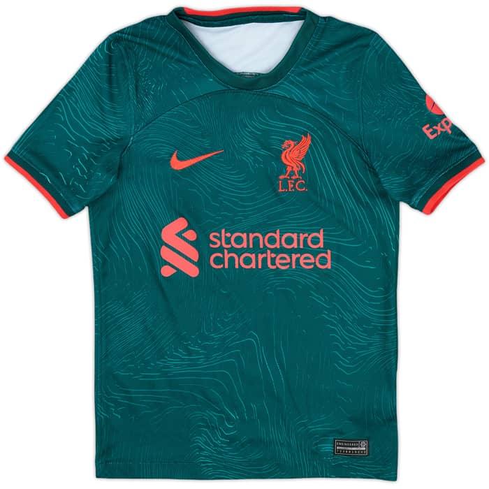 2022-23 Liverpool Third Shirt & Shorts - 10/10 - (S.Boys)