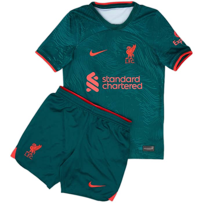 2022-23 Liverpool Third Shirt & Shorts - 10/10 - (S.Boys)