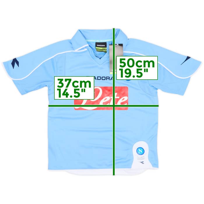 2008-09 Napoli Home Shirt (XS.Boys)