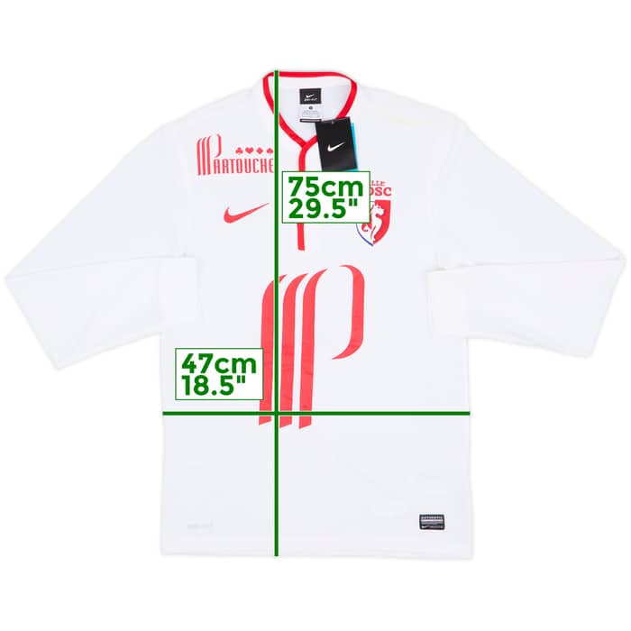 2013-14 Lille Away L/S Shirt (S)