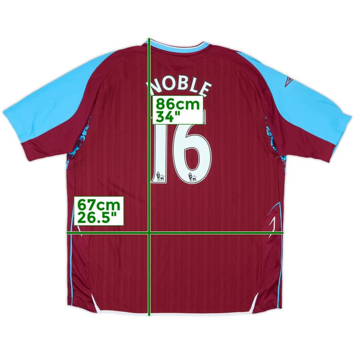 2007-08 West Ham Home Shirt Noble #16 (3XL)