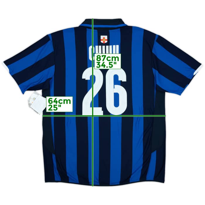 2007-08 Inter Milan Centenary Home Shirt Chivu #26 (XXL)