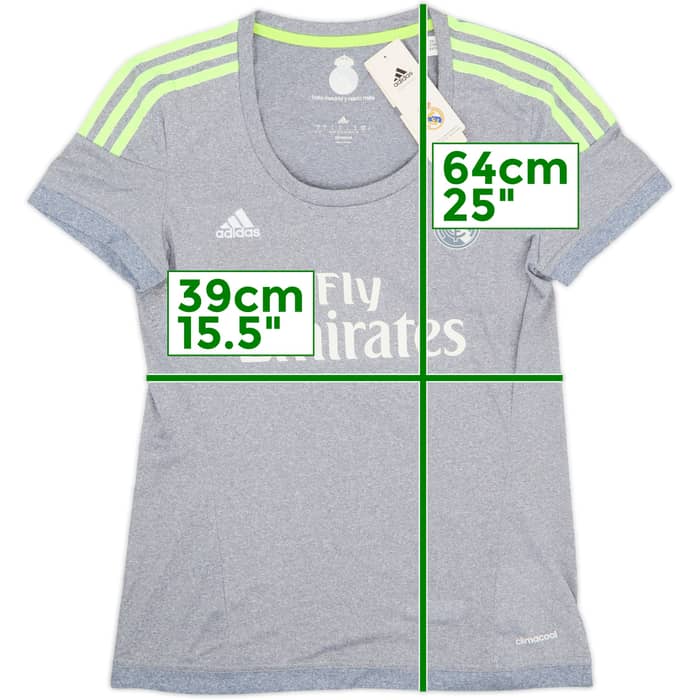 2015-16 Real Madrid Away Shirt (Women's S)