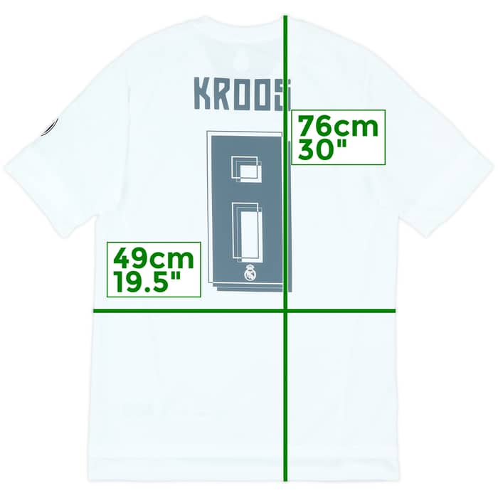 2015-16 Real Madrid Home Shirt Kroos #8 (M)