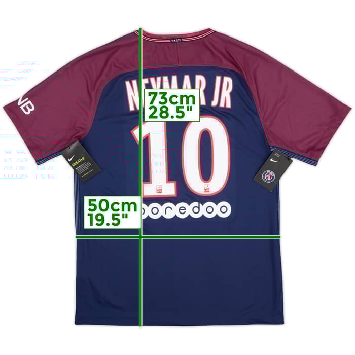 2017-18 Paris Saint-Germain Home Shirt Neymar Jr #10 (M)