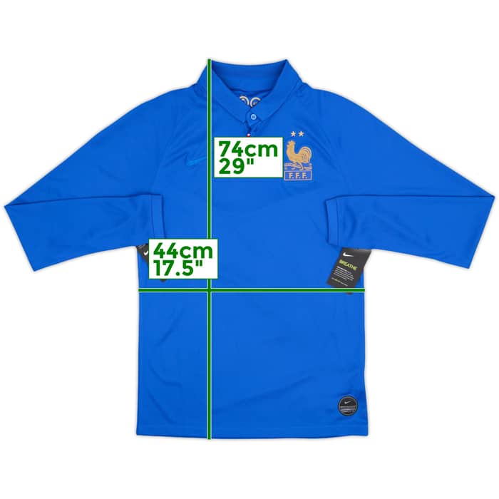 2019 France Centenary Home L/S Shirt (S)