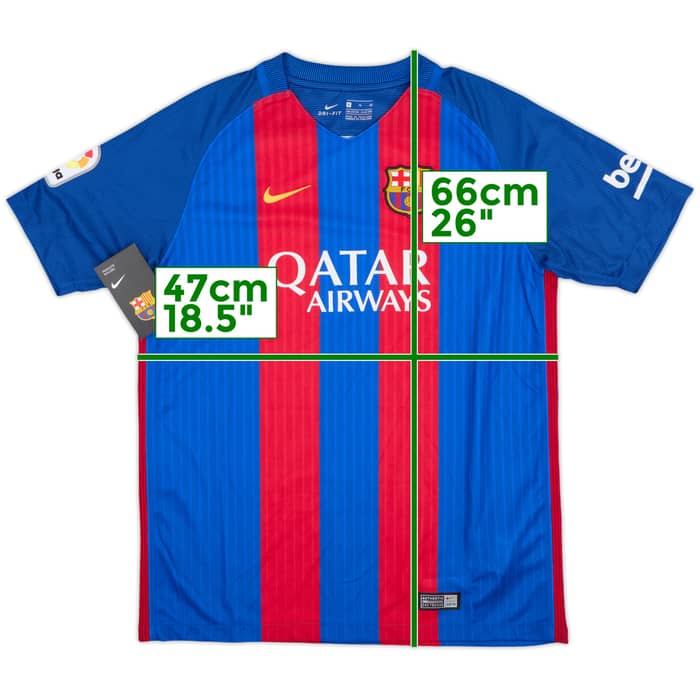 2016-17 Barcelona Home Shirt (XL.Boys)