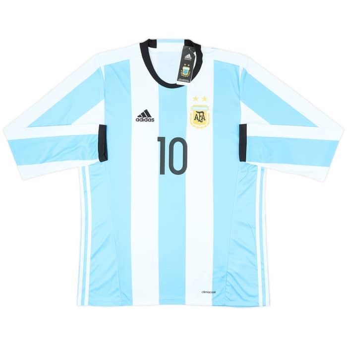 2016-17 Argentina Home L/S Shirt Messi #10 (L)