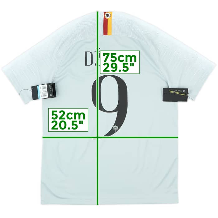 2018-19 Roma Away Shirt Dzeko #9 (M)