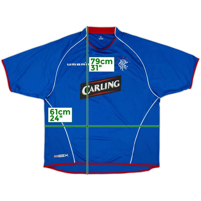2005-06 Rangers Home Shirt (XL)