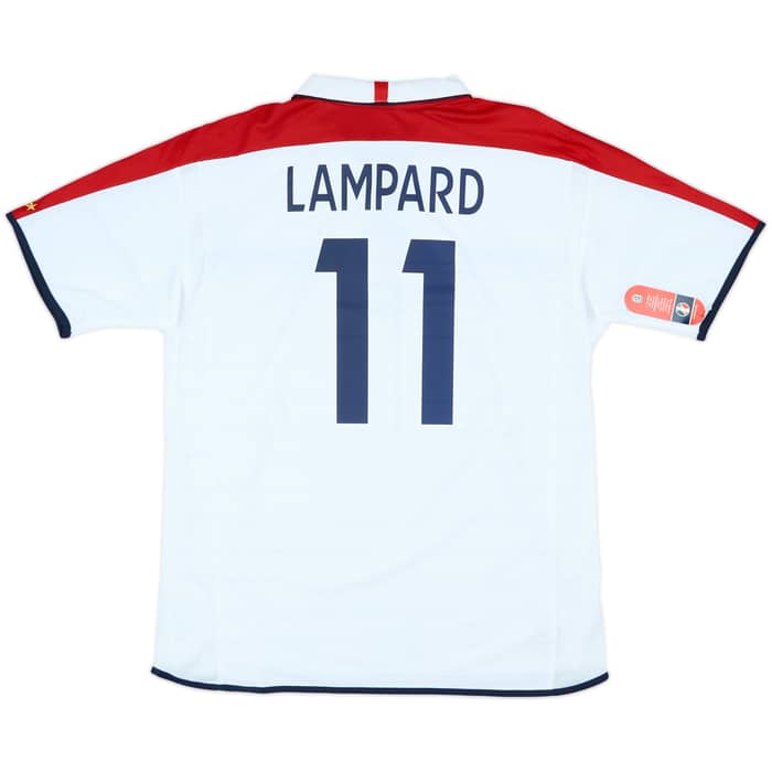 2003-05 England Home Shirt Lampard #11 (XL)