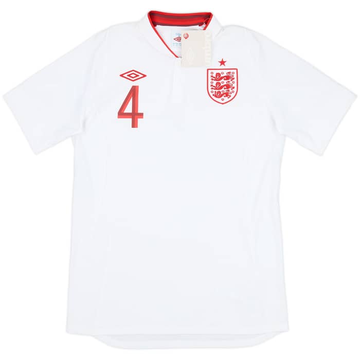 2012-13 England Home Shirt Gerrard #4 (M)