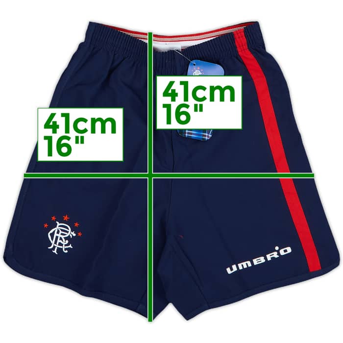 2005-06 Rangers Away Shorts (7-8 years)